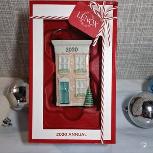 LENOX ORNAMENT Home  With You 2020 Porcelain Christmas BRAND-NEW w/tags